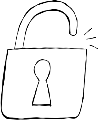 Padlock icon symbolizing unlocking new business potential through design.