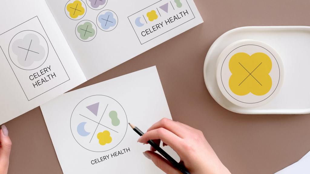 Cover image for the Celery Health digital-first branding and illustration case study.