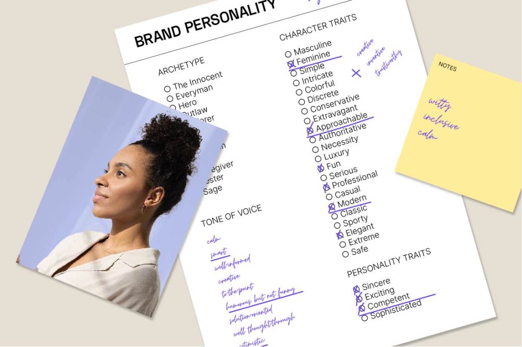 AJA Labs brand personality framework for biomimetic fiber innovation and plant-based hair extension material identity